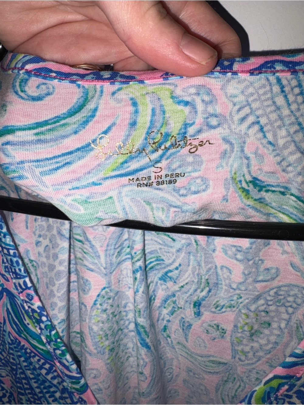 Lilly Pulitzer size S Etta Short Sleeve Pima Cotton We Mermaid It T Shirt Dress - Picture 3 of 7